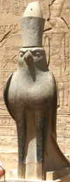Guden Horus i Edfutemplet