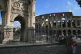 Triumfbue og Colosseum.