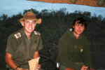 Rangers Juan Shanahan and Clayton Wallis at the wiewpoint