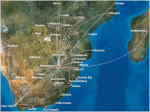 AIRLINK's rutenet i Sydafrika.