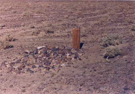 Val Nolans grave, Death Valley, California